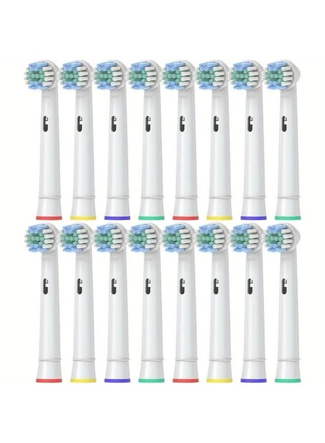 OLB 3 In 1 Electric Toothbrush Replacement Heads 16pcs Dual Head With 3 Cleaning Modes - Image 1